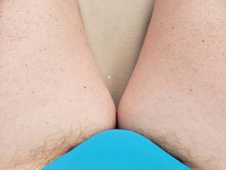 At the pool -- why were people staring?