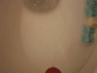 White athletic 27y/o european male Ejaculates loads of fertile sperm in toilet