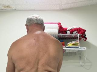 Naked showing my ass