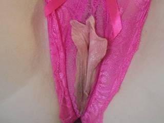 Pretty pink panties and labia💗