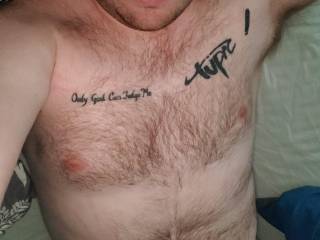 Laying here horny wishing you were here