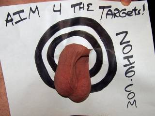 go ahead, aim 4 the targets!  Dont you think they need a good punch, squeeze or a lick?  In the bullseye 4 u!