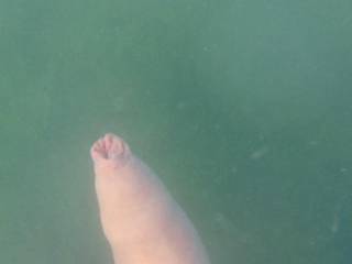 playing underwater...