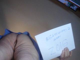 Hubby displays ZOIG