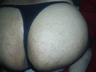my booty in thong