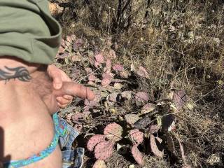 She asked me if I wanted to jerk off out here..I should have