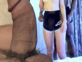 Hot tribute for Tiana69!! This gets me so hard! Would love to join hubby! Sit in the corner jerking my throbbing cock off! Watching your BBC bull take and own your hot little married pussy!! So hot!!