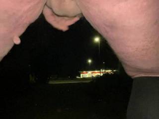 As I was jerking off, a truck pulled up right next to me!! I was to close to cumming and had no choice but to finish!! Hope they enjoyed the show.