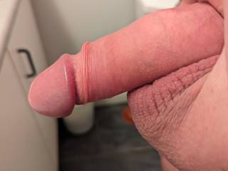 Playing with my cock after shower