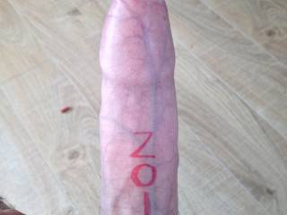 My cock + sharpie = ZOIG "i'm real"