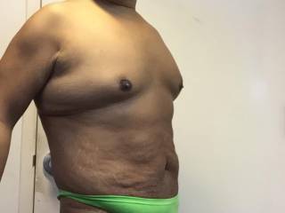 Green thong, underwear, American Outfitters