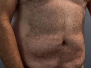 All clean and tidy after my cool down shower