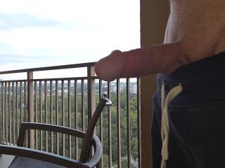 Hubby\'s nice cock out in Orlando, Fl.