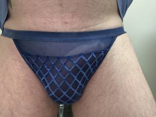 Love this pair of sheer blue panties