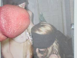 My whore L and her friend A licking her little cunt! Right before I fuck her in her fat ass!