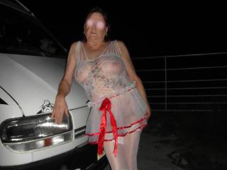hi all
I think this new outfit looks better at night, it reveals more
horny comments welcome
mature couple