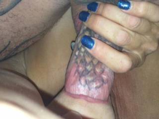 Wife blowing me