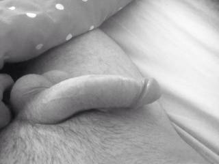 Laying in bed feeling horny