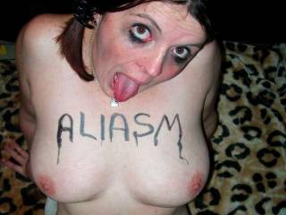 Spcial request for ALIASM cum on my face now baby!