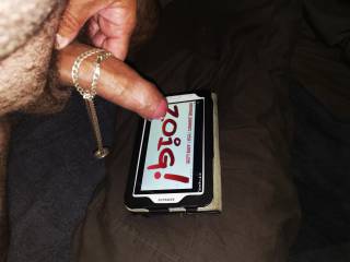 Just a cock with jewellery