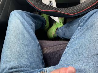 A little turned on in my truck