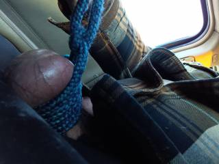Driving with my ball tied tight