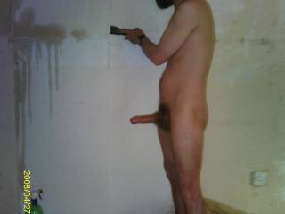 no it was not just the walls mrs wanted stripping ha ha