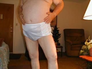 Love wearing these Dixie Belle Vintage full cut nylon panties. They feel so good.