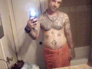 Feeling myself fresh out the shower