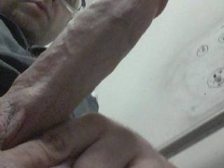 My cock at work!