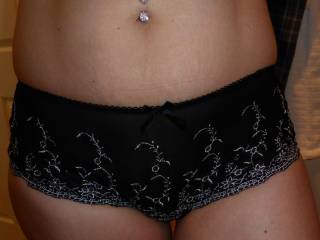 I hope that member TeflonDon enjoys my panties.  I\'m wearing these especially for him to enjoy.