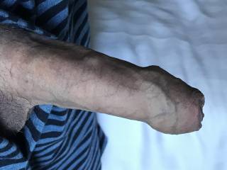 Do you Like seeing my foreskin covered cock like this ?