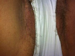 I am so hairy, my bush does not fit in......