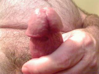 the head of my cock; it needs a licking