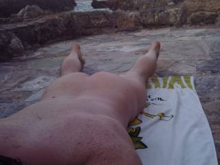 Nudist beach in Greece