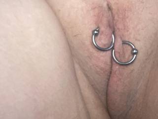 Close up of my piercings