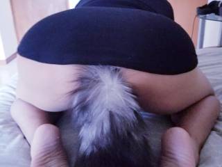 easing her into dual hole pleasure. she ended up taking two real cocks like a champ!!