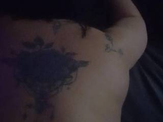 Husband and wife making love in doggie.