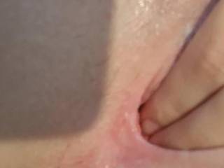 Mmmmm i like being so wet. Means my pussy is wet and ready for action. 

Do you like what you see ?