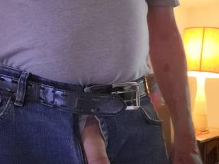 Showing my cock again it\'s out again