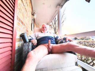 Beautiful day on the front porch