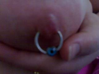 my new nipple ring
