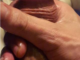 Baby oil slow long strokes,comments always welcome