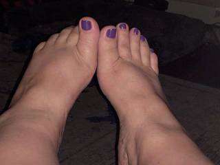 Do you want to add some white accent to my purple polish?