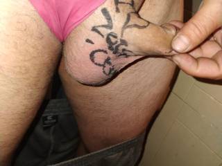 Showing my love for zoig on my dick