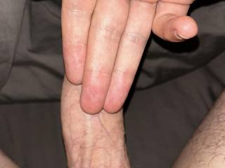 A couple asked me to send them this as a thickness check ;) A week later I was stretching the wife out and making her scream... 😈