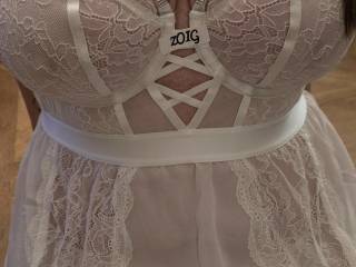 My Wife\'s New White Nightie. So, Sexy! 3
