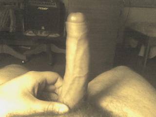 it's just my cock, do you like it? Wanna sit on it?