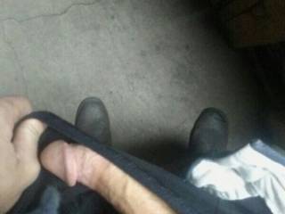 When she asks for dick pics they cant be stock they always have to be a new pic.took this on the floor at work
