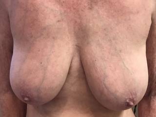 Another view of my wife’s magnificent breasts!
